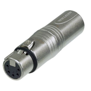 Contrik NA3M5F - 3 pole XLR male - 5 pole XLR female