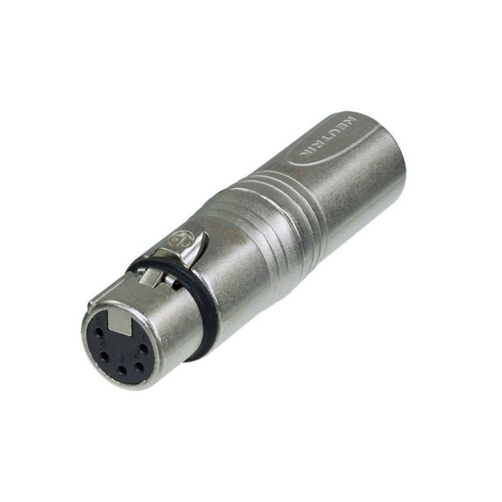 Contrik NA3M5F - 3 pole XLR male - 5 pole XLR female