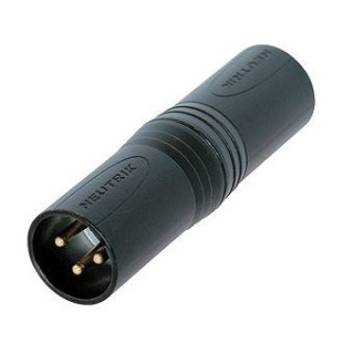 Contrik NA3MM-B - 3 pole XLR male - 3 pole XLR male