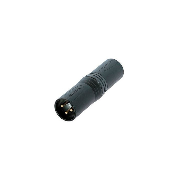 Contrik NA3MM-B - 3 pole XLR male - 3 pole XLR male