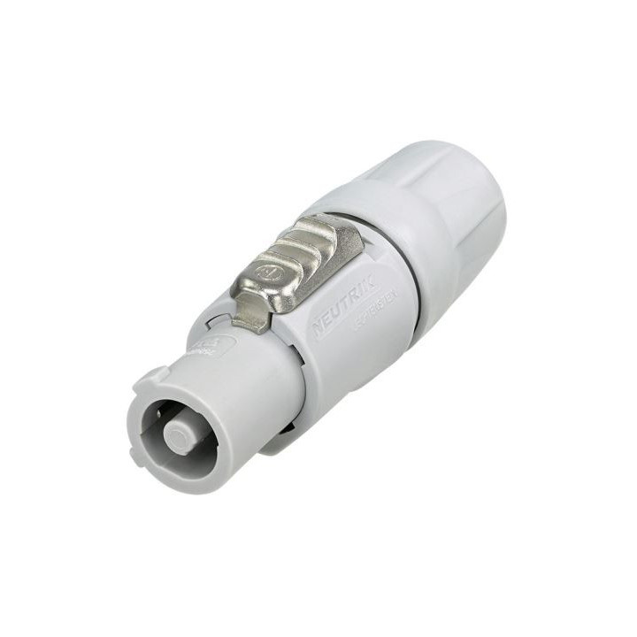 Contrik NAC3FCB - Lockable cable connector, power-out, screw terminals, gray