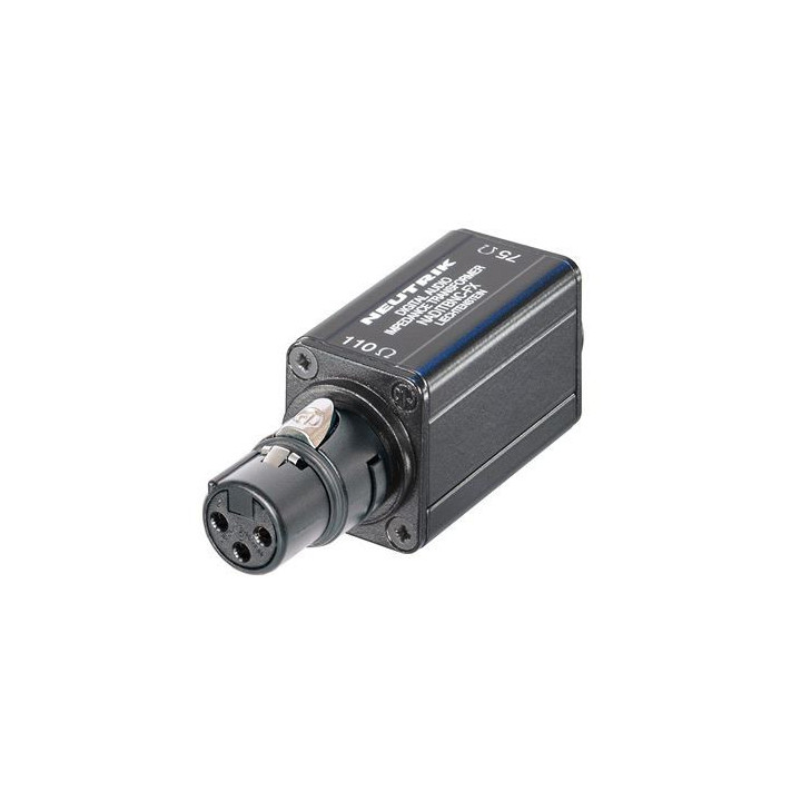 Contrik NADITBNC-FX - XLR f cable end 110 ohm input - BNC f 75 ohm output