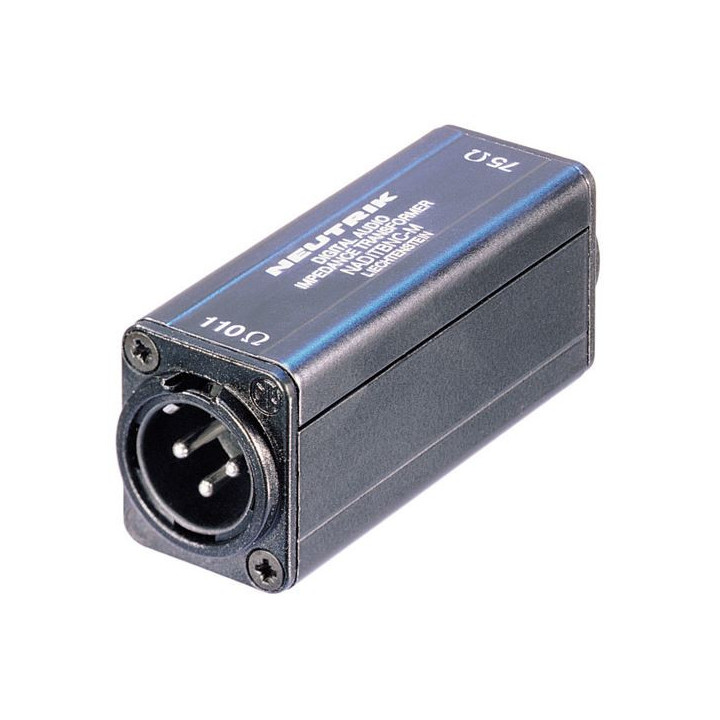 Contrik NADITBNC-M - AES/EBU connector male XLR/BNC
