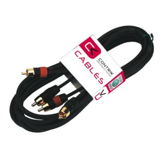 Contrik NAK0.5CC-SIAM - 0.5m Phono Cable 2x NF2CL/2