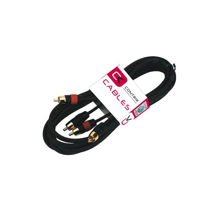 Contrik NAK10CC-SIAM - 10m Phono Cable 2 x NF2CL/2