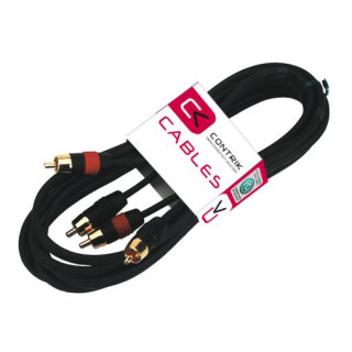 Contrik NAK15CC-SIAM - 15m Phono Cable 2 x NF2CL/2