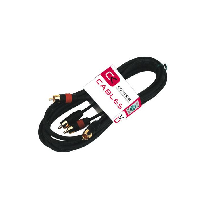Contrik NAK15CC-SIAM - 15m Phono Cable 2 x NF2CL/2