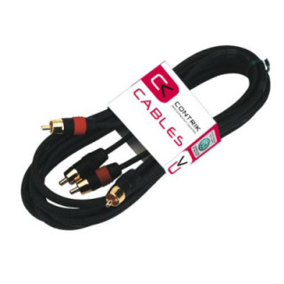Contrik NAK1CC-SIAM - 1.5m Phono Cable 2 x NF2CLF/2