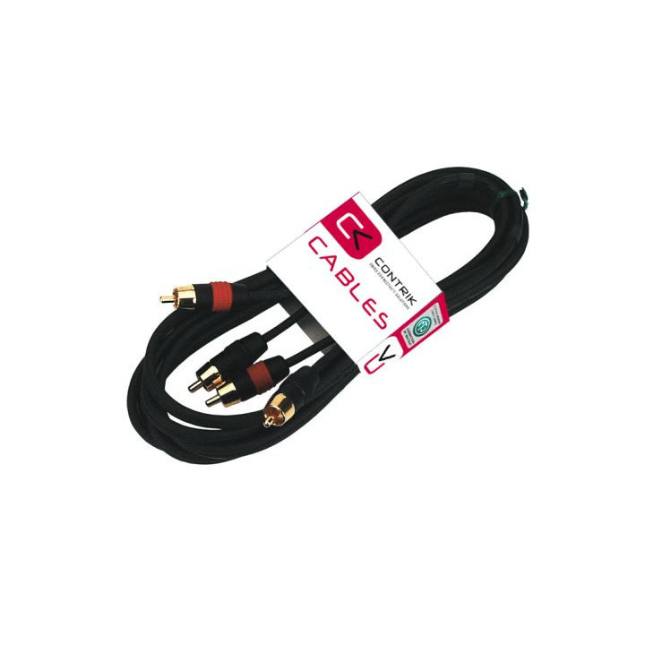 Contrik NAK1CC-SIAM - 1.5m Phono Cable 2 x NF2CLF/2