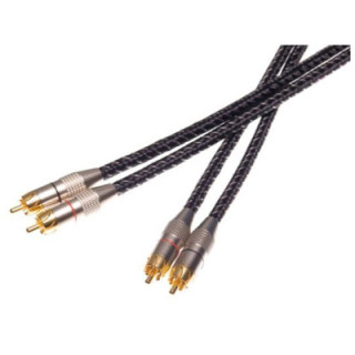 Contrik NAK3CNT-BL - 3m Phono Cable in Retro-look