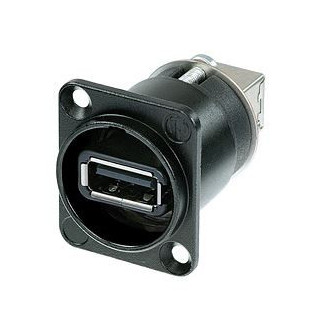 Contrik NAUSB-W-B - USB Feed Through IP, Black