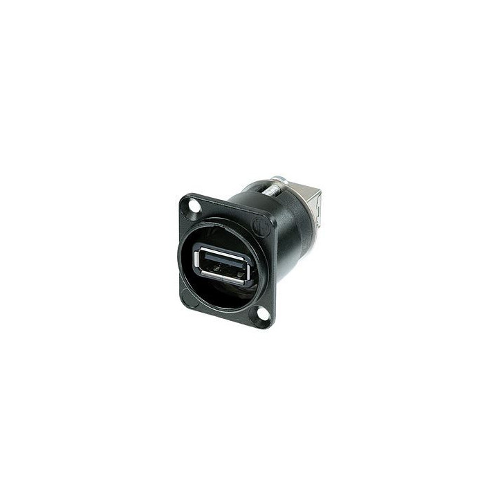Contrik NAUSB-W-B - USB Feed Through IP, Black