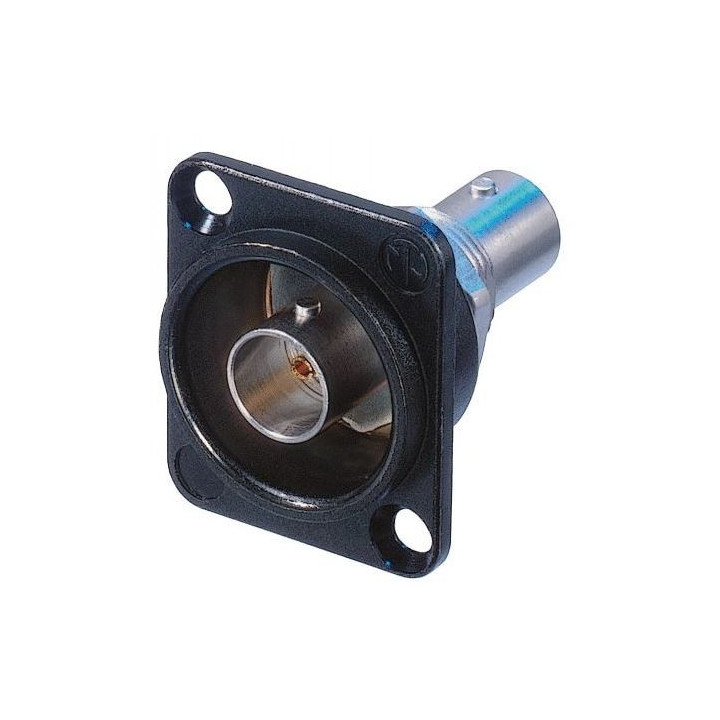 Contrik NBB75DFGB - Grounded BNC chassis connector