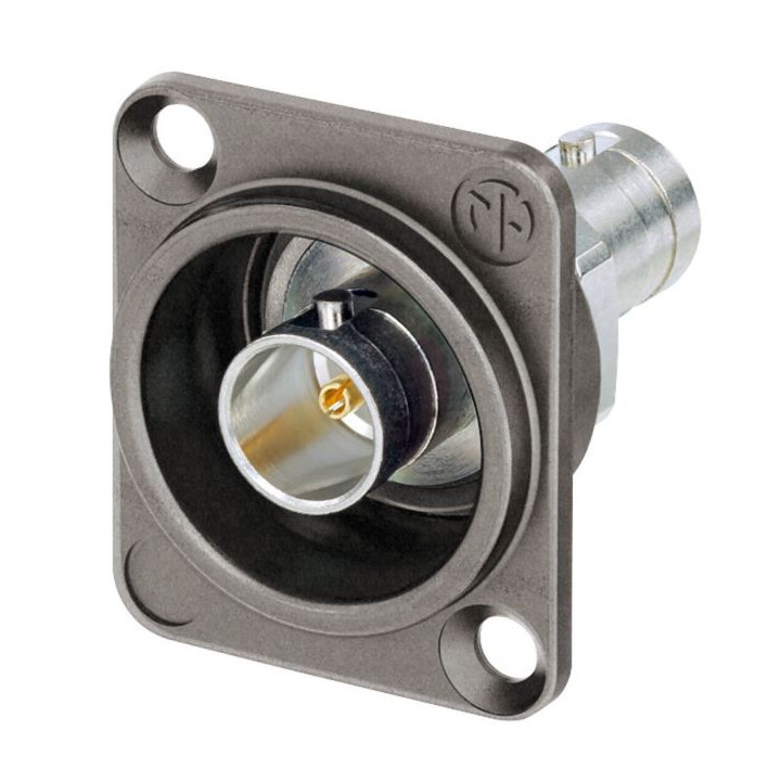 Contrik NBB75DFGX - Grounded UHD BNC chassis connector