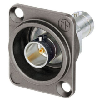Contrik NBB75DFIX - Isolated UHD BNC chassis connector