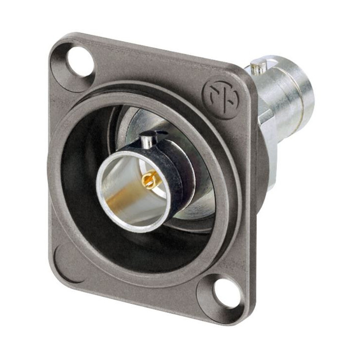 Contrik NBB75DFIX - Isolated UHD BNC chassis connector