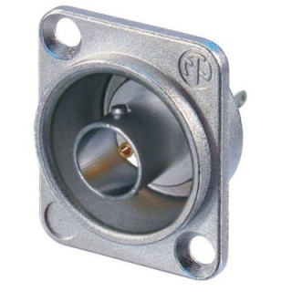 Contrik NBB75DSG - Grounded BNC chassis connector, solder version