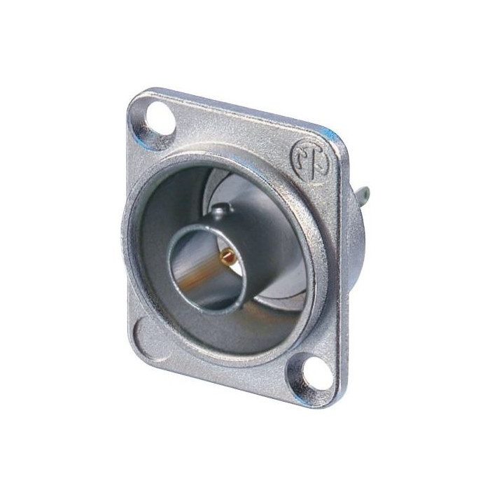 Contrik NBB75DSG - Grounded BNC chassis connector, solder version