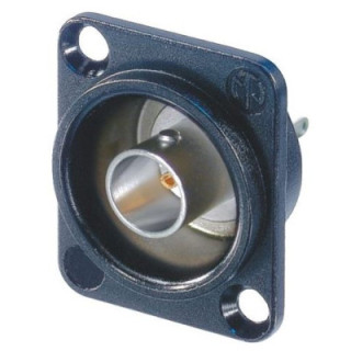 Contrik NBB75DSGB - Grounded BNC chassis connector, solder version