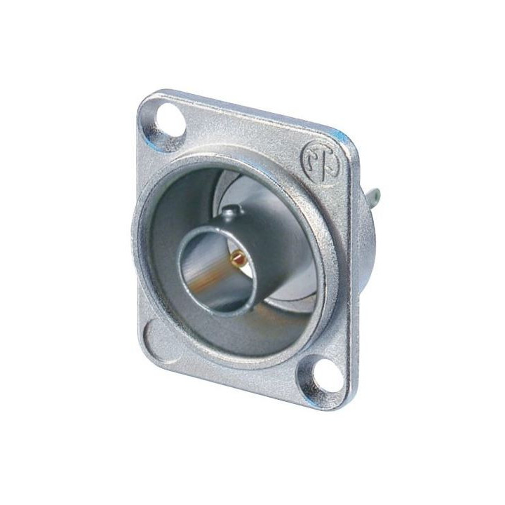 Contrik NBB75DSI - Isolated BNC chassis connector, solder version