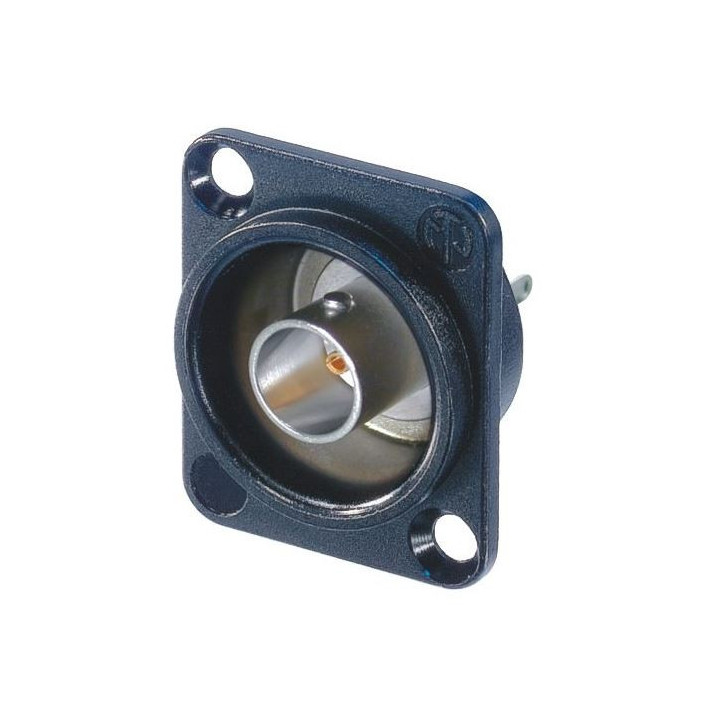 Contrik NBB75DSIB - Isolated BNC chassis connector, solder version