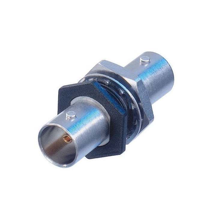 Contrik NBB75FI - Isolated BNC cable jack for panel mount, feedthrough