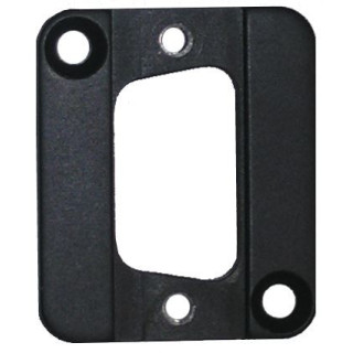 Contrik NBNC-DSUB-DBA - Black anodized mounting plate