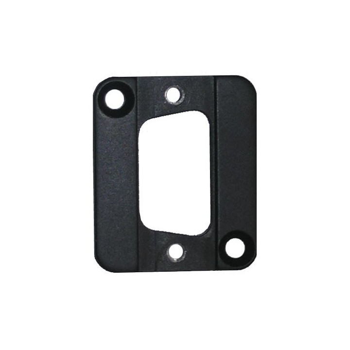 Contrik NBNC-DSUB-DBA - Black anodized mounting plate
