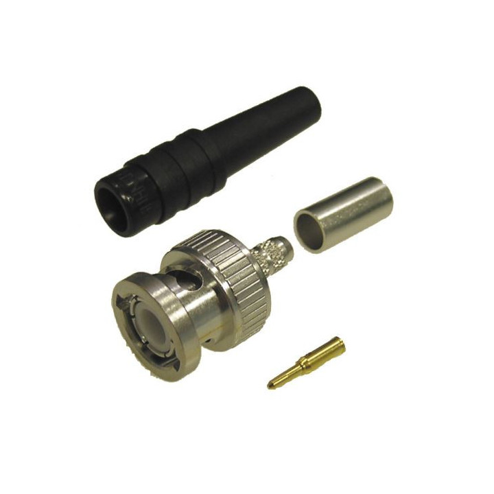 Contrik NBNC-RG58 - BNC cable connector 50 Ohm, RG58