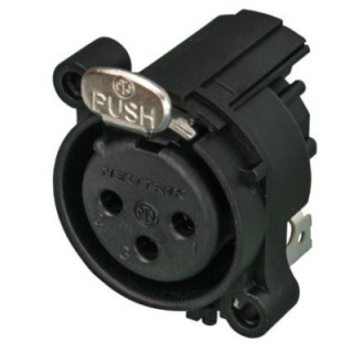 Contrik NC3FAAH1 - 3 pole female XLR receptacle