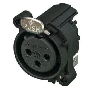 Contrik NC3FAAH2 - 3 pole female XLR receptacle
