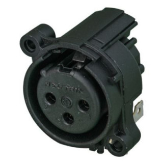 Contrik NC3FAAH2-0 - 3 pole female XLR receptacle