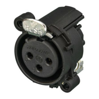 Contrik NC3FAH1 - 3 pole female XLR receptacle