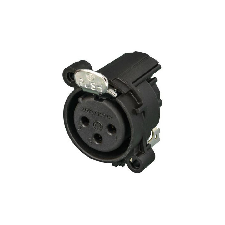 Contrik NC3FAH1 - 3 pole female XLR receptacle
