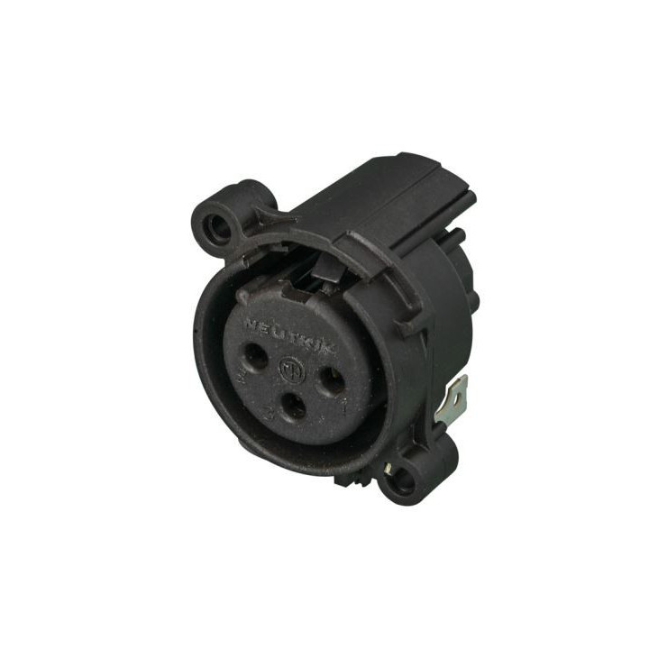 Contrik NC3FAH2-0 - 3 pole female XLR receptacle
