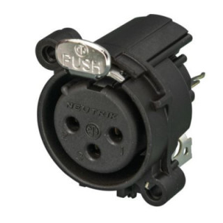Contrik NC3FAV1 - 3 pole female XLR receptacle