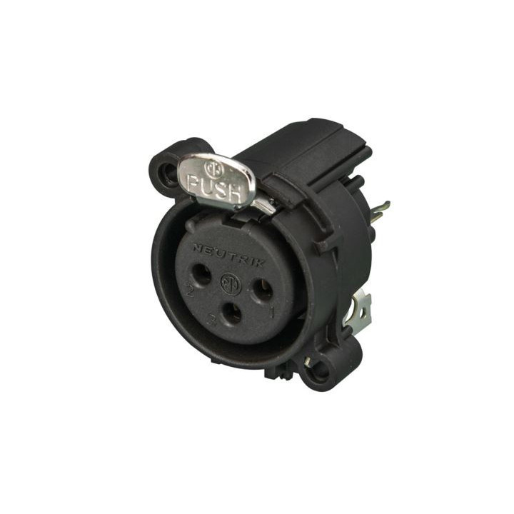 Contrik NC3FAV1 - 3 pole female XLR receptacle