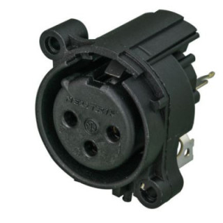 Contrik NC3FAV1-0 - 3 pole female XLR receptacle