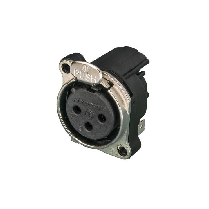 Contrik NC3FBH2 - 3 pole female XLR receptacle
