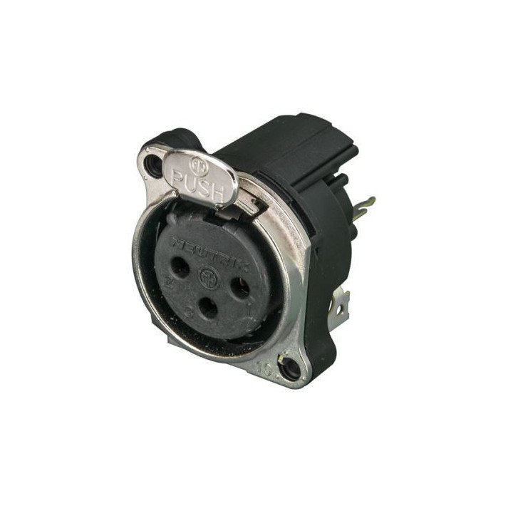 Contrik NC3FBV1 - 3 pole female XLR receptacle