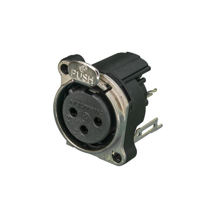 Contrik NC3FBV2 - 3 pole female XLR receptacle