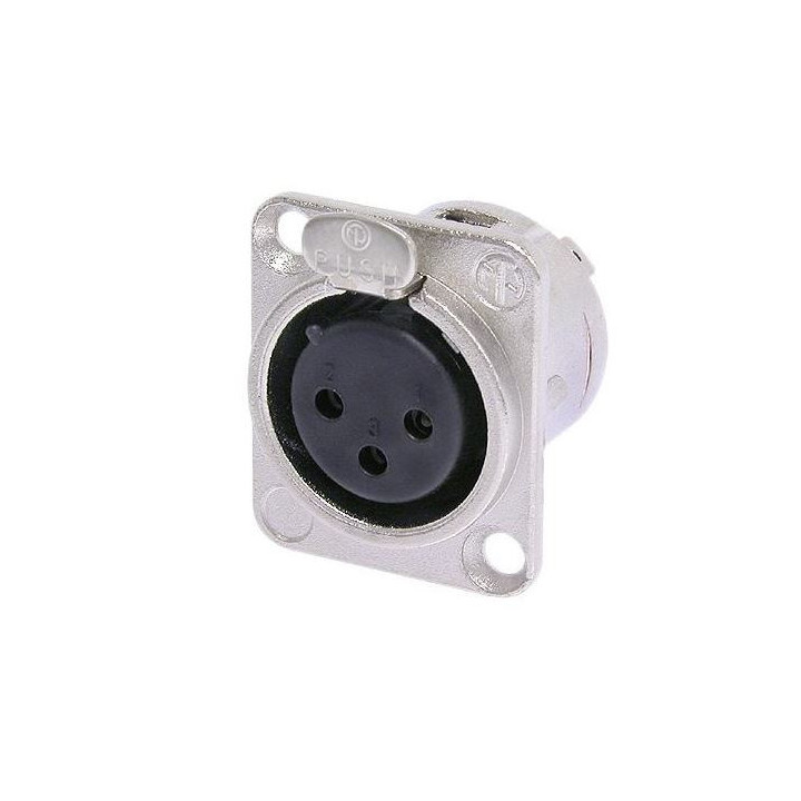 Contrik NC3FD-L-1 - 3 pole female receptacle