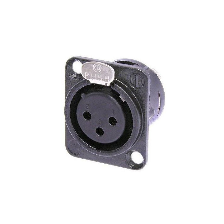 Contrik NC3FD-L-BAG-1 - 3 pole female receptacle