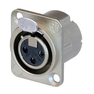 Contrik NC3FD-LX - 3 pole female receptacle
