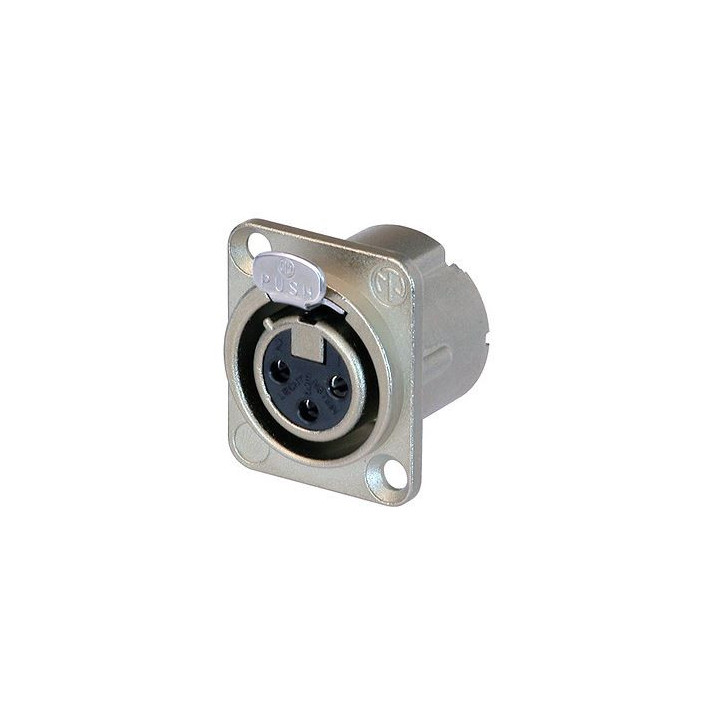 Contrik NC3FD-LX - 3 pole female receptacle
