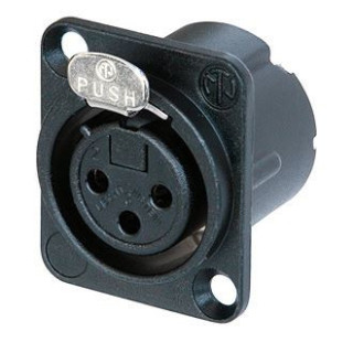 Contrik NC3FD-LX-BAG - 3 pole female receptacle