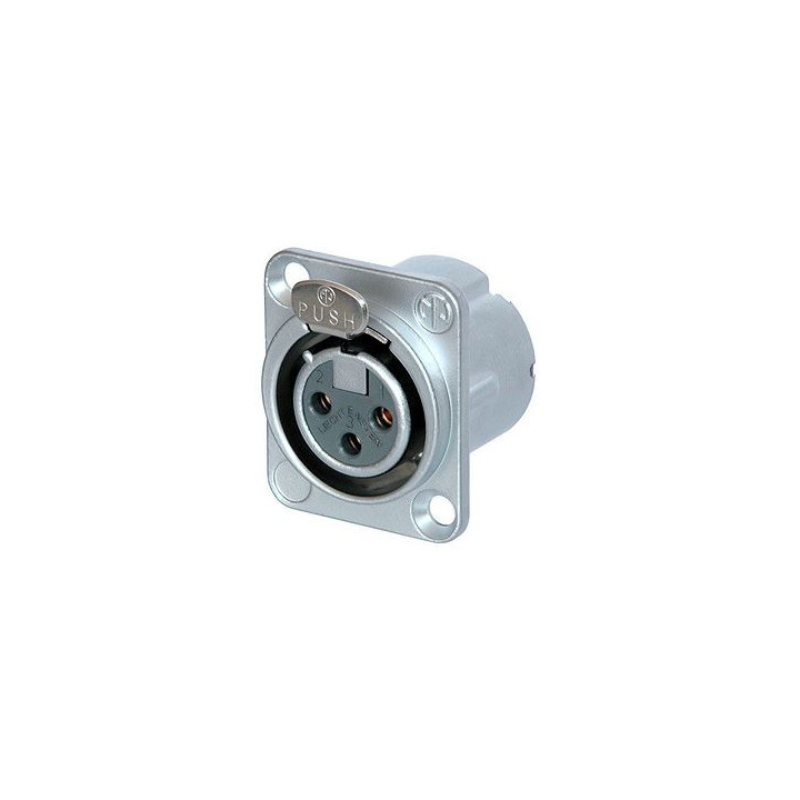 Contrik NC3FD-LX-HE - 3 pole female receptacle