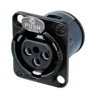 Contrik NC3FD-V-BAG - 3 pole female receptacle