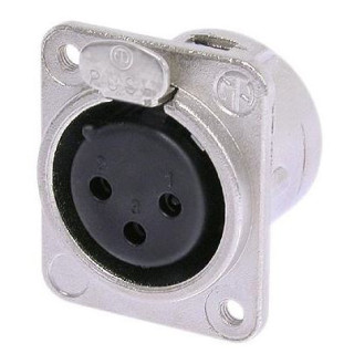 Contrik NC3FDM3-L-1 - 3 pole female receptacle