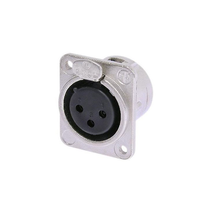 Contrik NC3FDM3-L-1 - 3 pole female receptacle